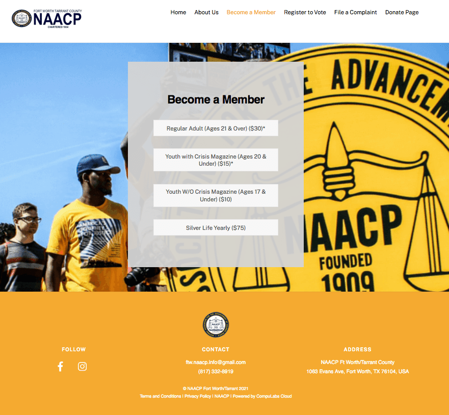 Case Study – NAACP Fort Worth Texas